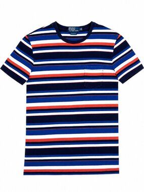 Polo Ralph Lauren Classic Stripe Tee Pocket Shirt Large